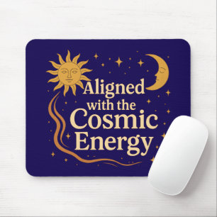 Aligned with the Cosmic Energy Boho Celestial Mouse Mat