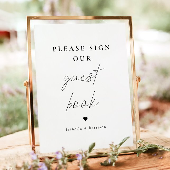 ALINA Elegant Miniamlist Sign Our Guestbook  (Creator Uploaded)