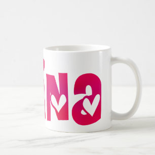 Alina in Hearts Coffee Mug
