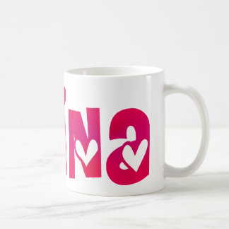 Alina in Hearts Coffee Mug