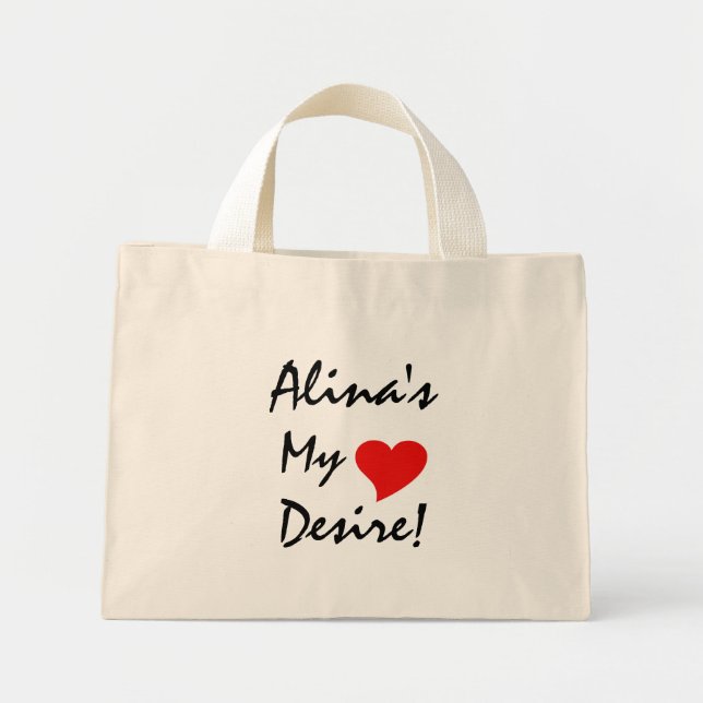 Alina's My Heart's Desire Mini Tote Bag (Front)