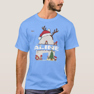 Aline Christmasw Aline Name for funny Xmas T-Shirt