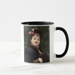 Aline Masson, the Artist's Model (oil on panel) Mug