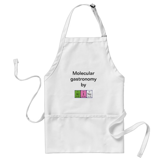 Aline periodic table name apron (Front)