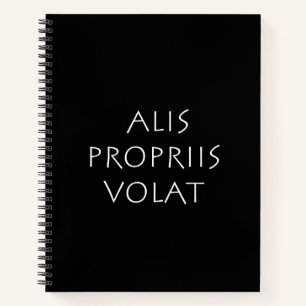Alis Propriis Volat Notebook