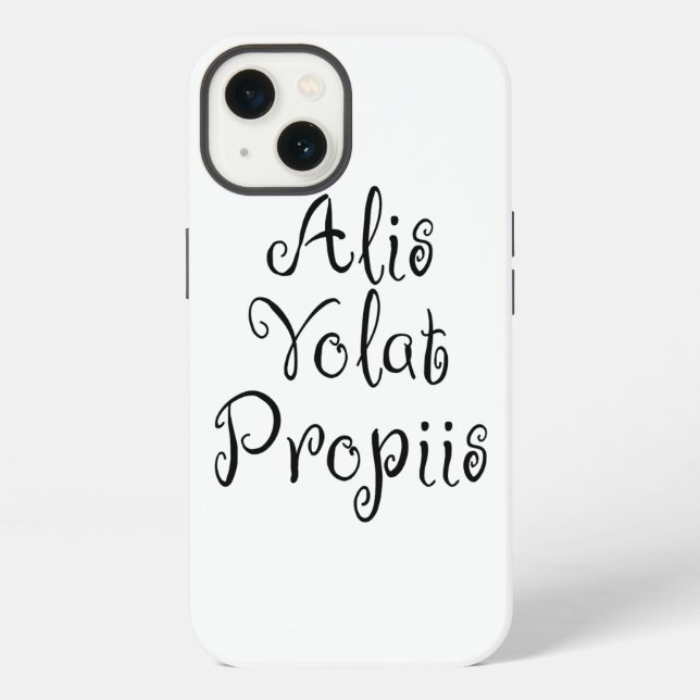 Alis Volat Propiis iPhone Case (Back)