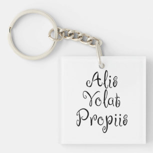 Alis Volat Propiis Key Ring