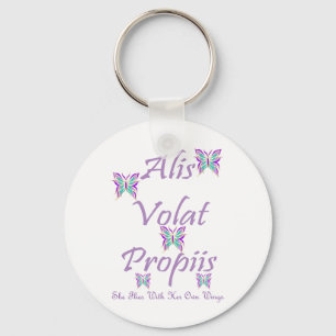 Alis Volat Propiis Key Ring
