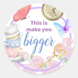 Alisa in Onederland  Classic Round Sticker