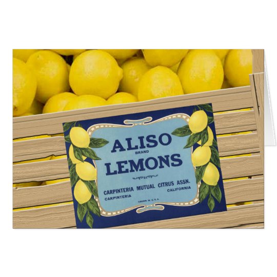 Aliso Lemons Card