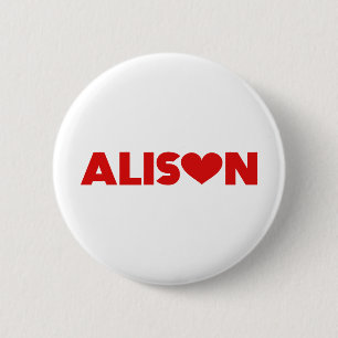 Alison Love 6 Cm Round Badge