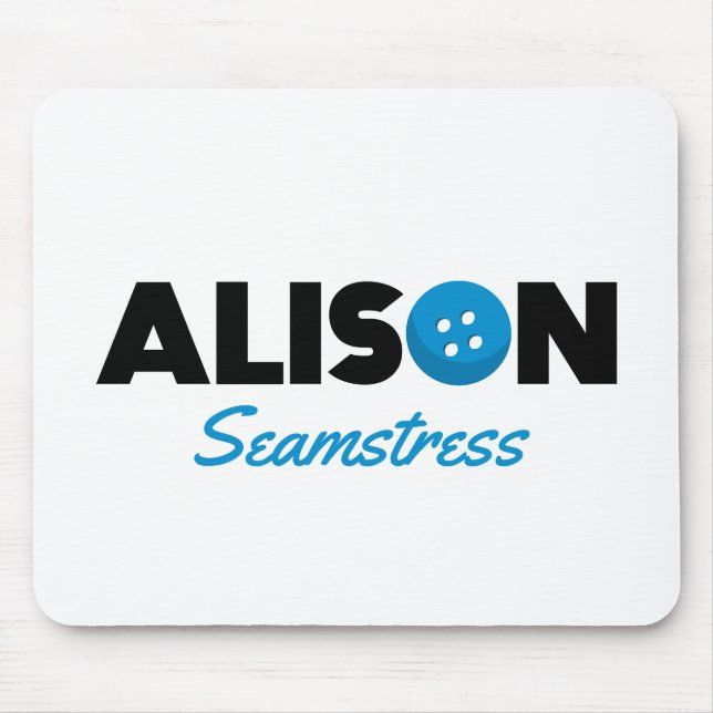Alison Seamstress Mouse Mat (Front)