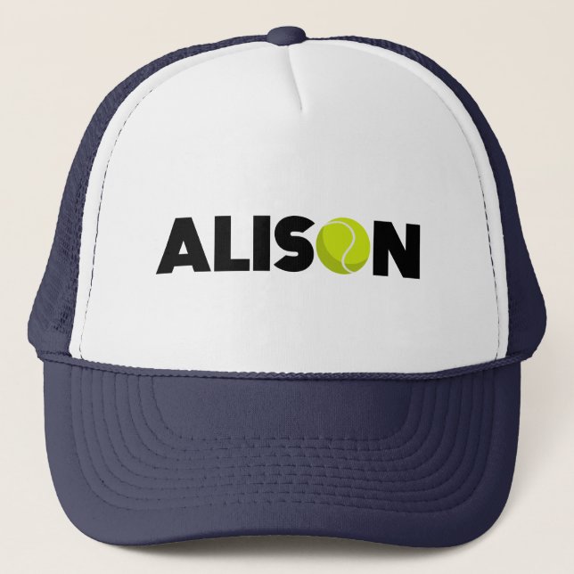 Alison Tennis Trucker Hat (Front)