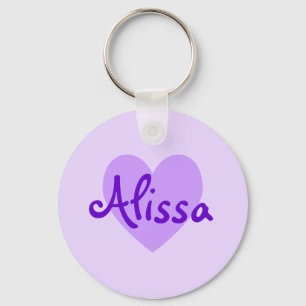 Alissa in Purple Key Ring