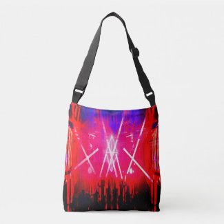 Alistra Cyber Punk Neon Rave Vivid Crimson