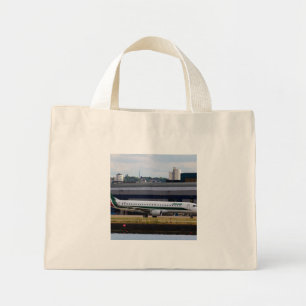 Alitalia Embraer ERJ-190 London City Airport Mini Tote Bag