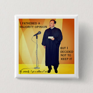 Alito's hypocrisy 15 cm square badge
