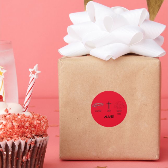 ALIVE! Classic Round Stickers 20 per sheet (Party)