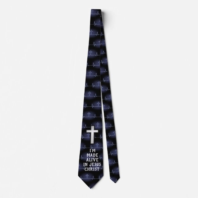 Alive in Jesus Tie (Front)