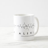 Alivia peptide name mug (Front Right)