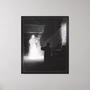 Alix Apparaissant Au Masque by Tony Robert-Fleury Canvas Print
