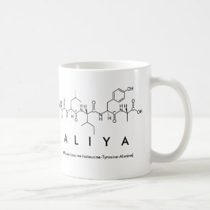 Aliya peptide name mug