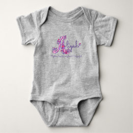 Aliyah girls name meaning letter A monogram shirt