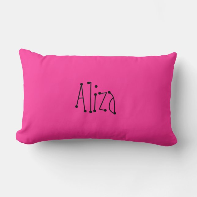 Aliza Custom Name Pillow (Front)