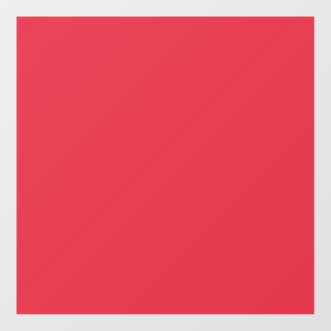 Alizarin (solid colour)  window cling (Sheet)
