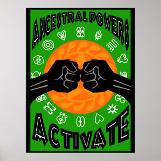ALKEBULAN - ANCESTRAL POWERS ACTIVATE POSTER