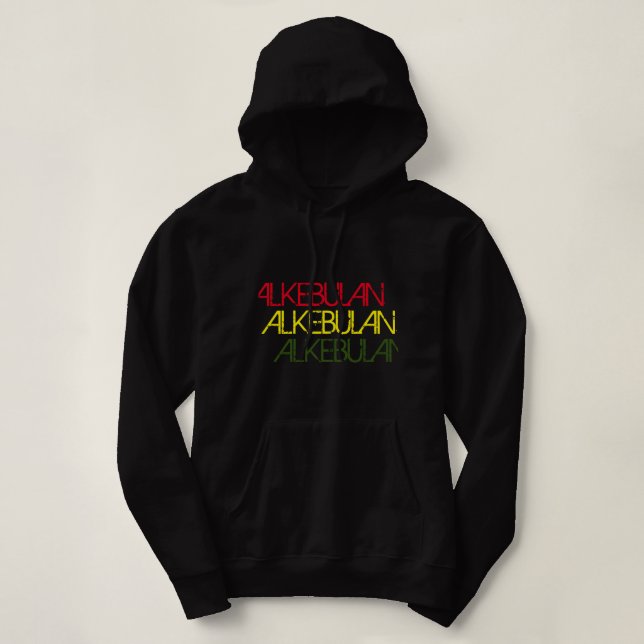 Alkebulan Black Hoodie (Design Front)