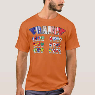 All 24 National Soccer Teams to France T-Shirt