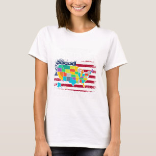 All 50 States Mission Accomplished Visit All 50 Us T-Shirt