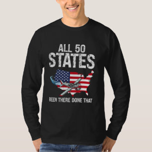 All 50 States Mission Accomplished Visit all 50 US T-Shirt