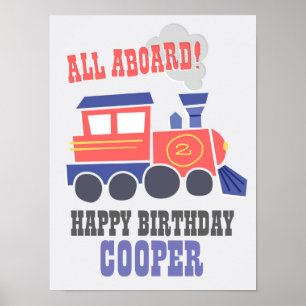 All Aboard Party Sign