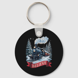 All Aboard Polar Express Christmas North Pole Xmas Key Ring