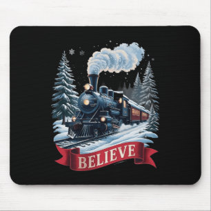 All Aboard Polar Express Christmas North Pole Xmas Mouse Mat