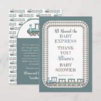 All Aboard the Baby Express Boy Baby Shower