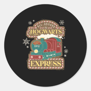 All Aboard The Express Christmas Cookie  Classic Round Sticker