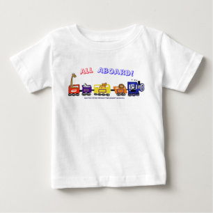 All Aboard The Fun Train! Baby T-Shirt