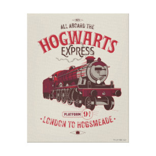All Aboard The Hogwarts Express Canvas Print