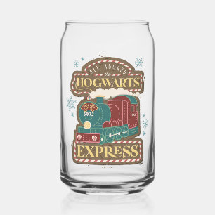 All Aboard the HOGWARTS™ Express Christmas Cookie Can Glass
