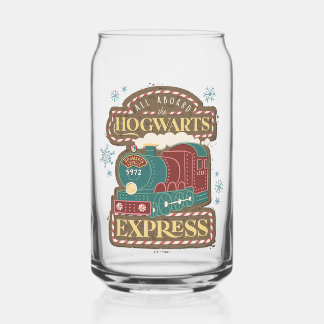 All Aboard the HOGWARTS™ Express Christmas Cookie Can Glass