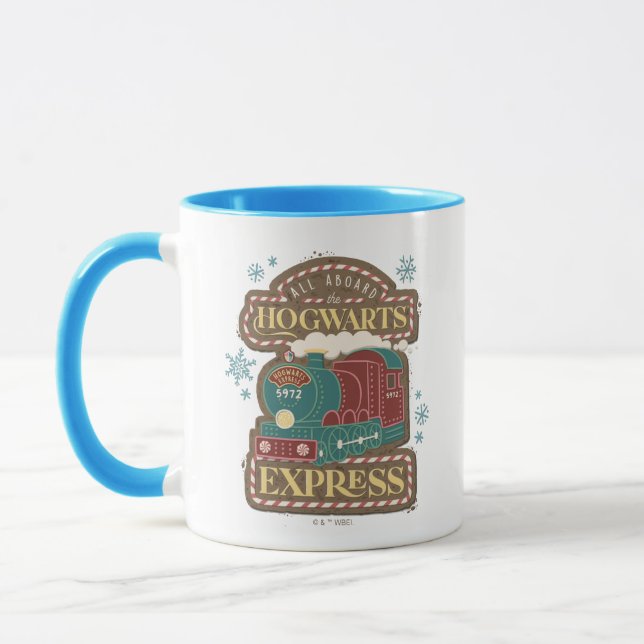 All Aboard the HOGWARTS™ Express Christmas Cookie Mug (Left)