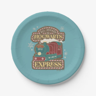 All Aboard the HOGWARTS™ Express Christmas Cookie Paper Plate