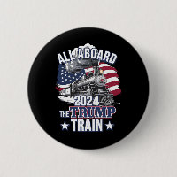 All Aboard The Trump Train Trump 2024 Patriotic US
