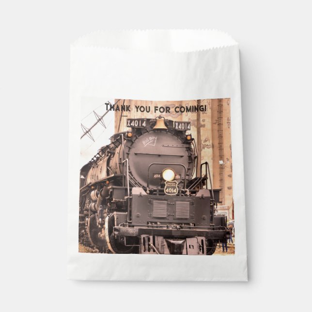 All Aboard Train Favour Bags (Front)