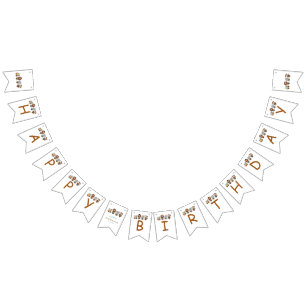 ALL ABOARD Train Fiesta Kids Birthday Bunting