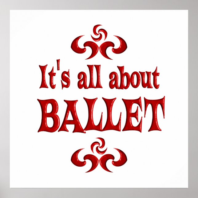 ALL ABOUT BALLET POSTER (Front)
