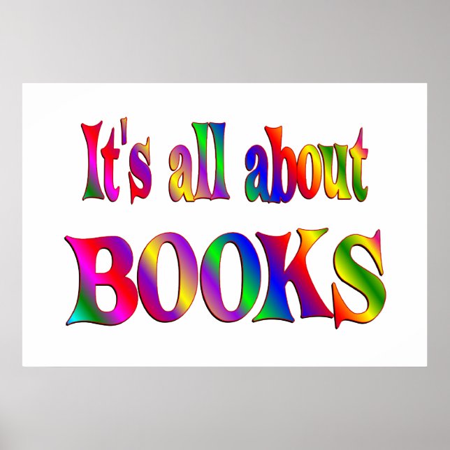 All About Books Poster (Front)